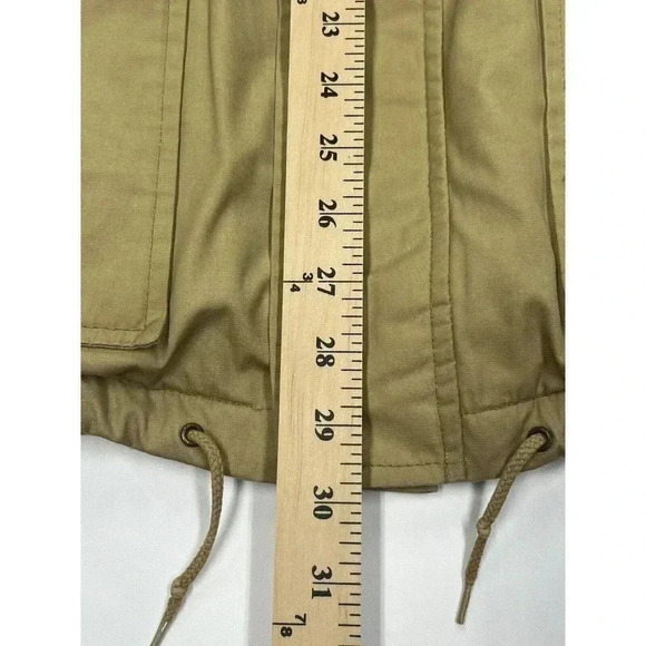 Sz 50 Vintage ZERO KING Arctic Fleece Wool Lambswool Hooded Parka Coat Jacket - Picture 7 of 9